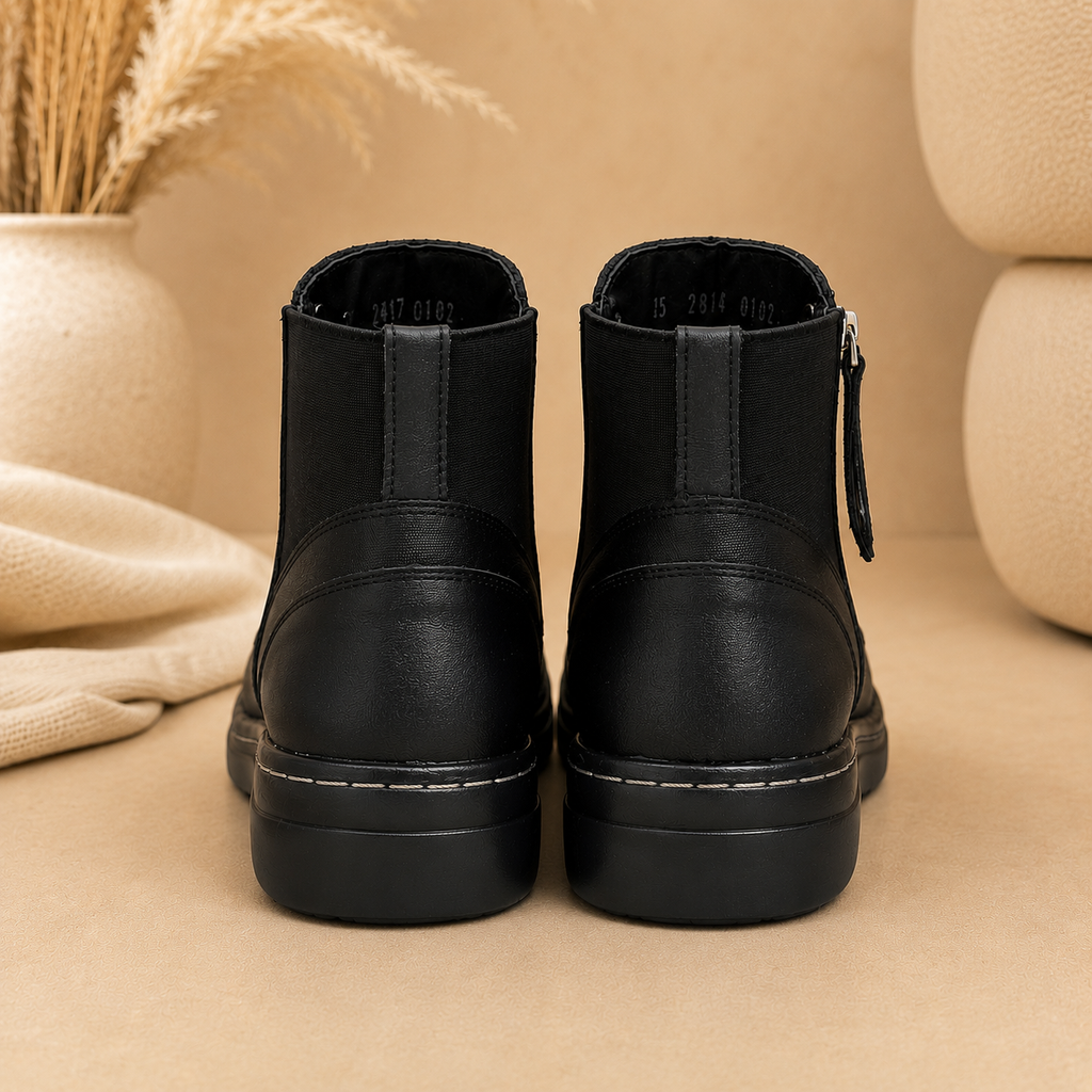 Botín Confort Casual Negro