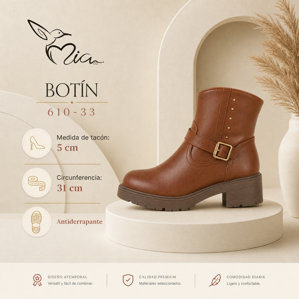 Botín Vaquero  Miel con estoperoles