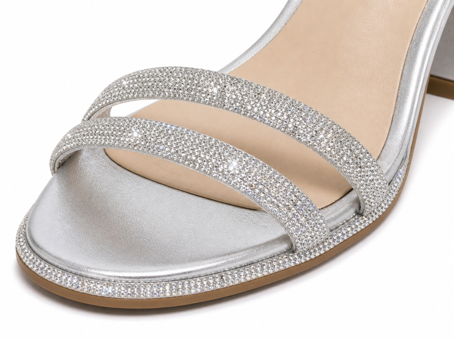 Sandalias Plata Para Mujer Napa Metálica  Perfectas Para Eventos Ya Que Son Elegantes Y Lindas