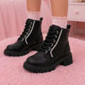 Botas Para Niña Con Tiras De Brillos Antiderrrapantes 18-21