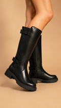 Bota Alta Negra Urban Chic