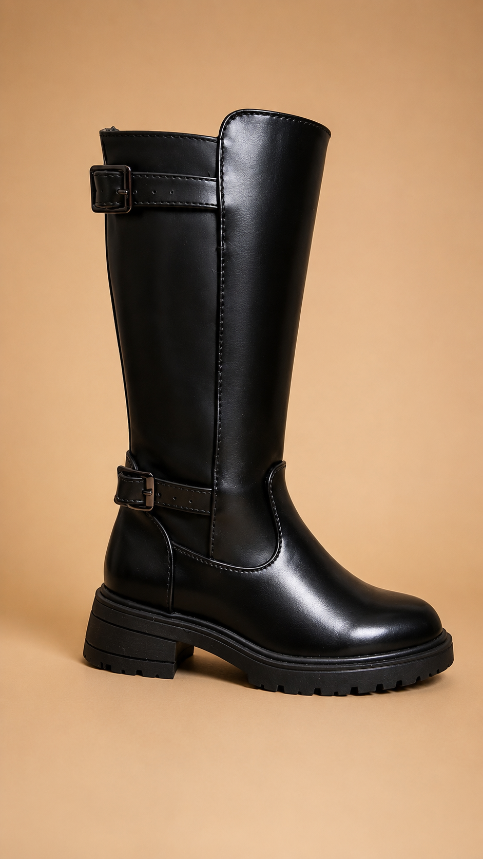 Bota Alta Negra Urban Chic