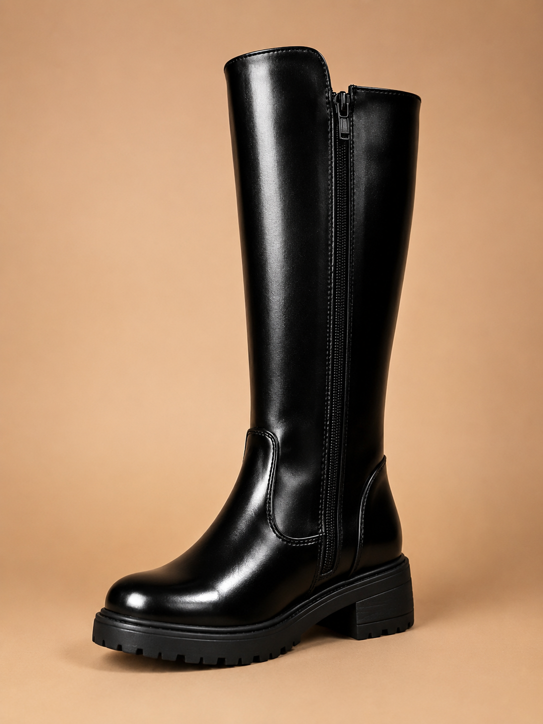 Bota Alta Negra Urban Chic