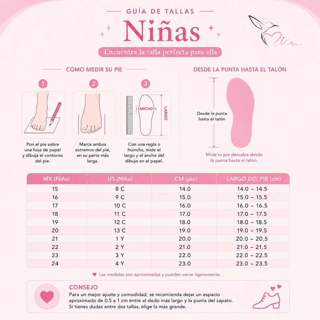 Bota Alta Negra Glam Niña
