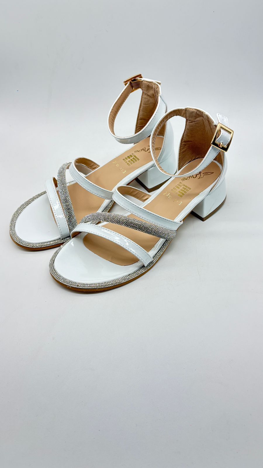 Sandalia Elegance Shine Blanca