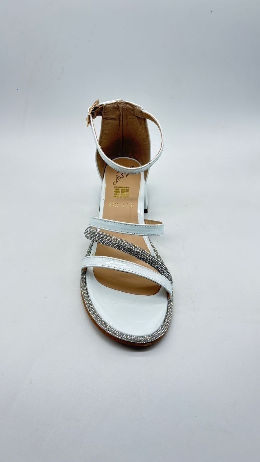 Sandalia Elegance Shine Blanca