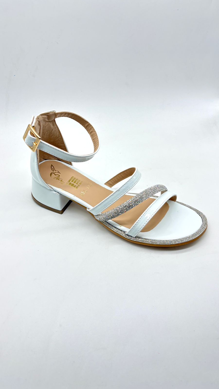 Sandalia Elegance Shine Blanca