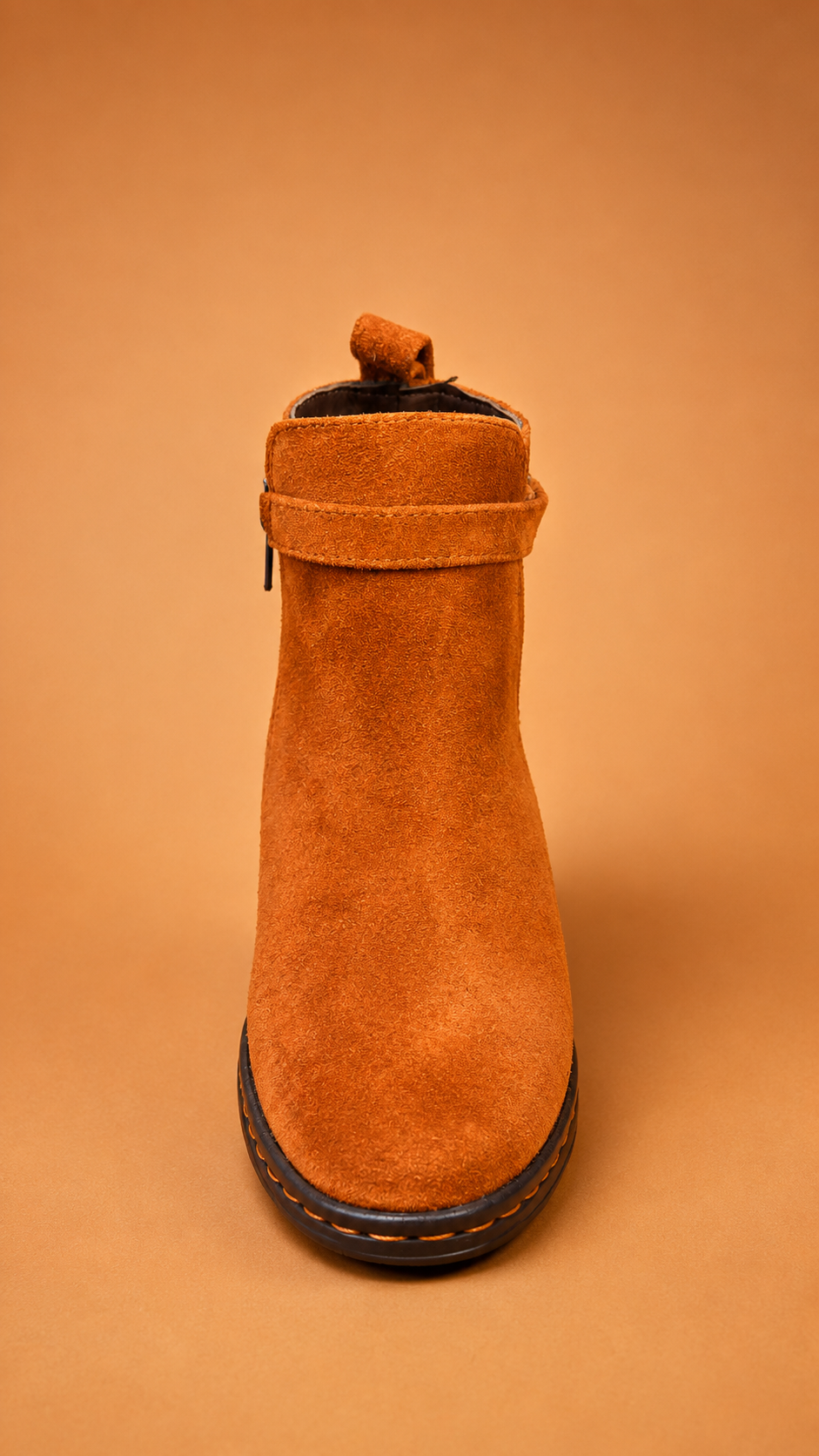 Botín Comfort Gamuza Camel